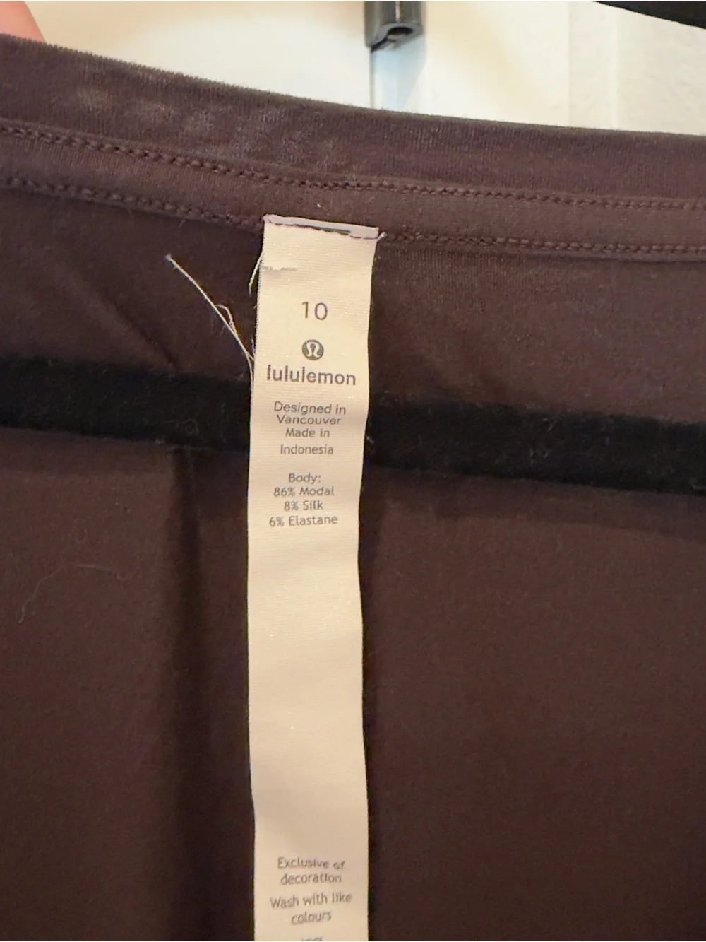 Lululemon Up for Down Time Long Sleeve French Press Size 10
